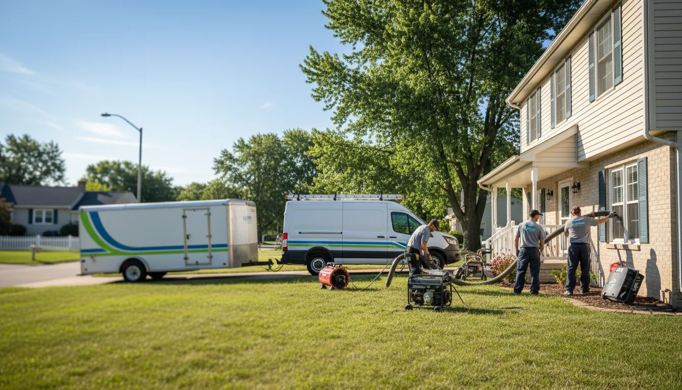 Flooded Basement Restoration And Cleanup With Repair in Crosby, ND near me